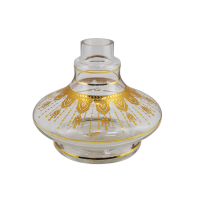 Vaso Narguile MD Hookah Bottle Aladin Pequeno Frésia 10 - Transparente