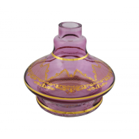 Base de Vidro MD Hookah Bottle Aladin Pequeno Frésia 3 - Rose