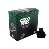 Carvão Para Narguile Retangular Coco Bass GA11310