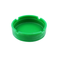 Cinzeiro de silicone Redondo eco-amigável - Verde