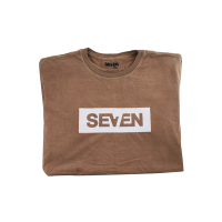 Camiseta Seven Hookah - Marrom / Branco
