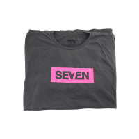 Camiseta Masculina Seven Hookah - Cinza / Rosa