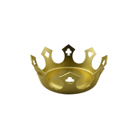 Prato Zenith Coroa Mini Royal Flush - Dourado